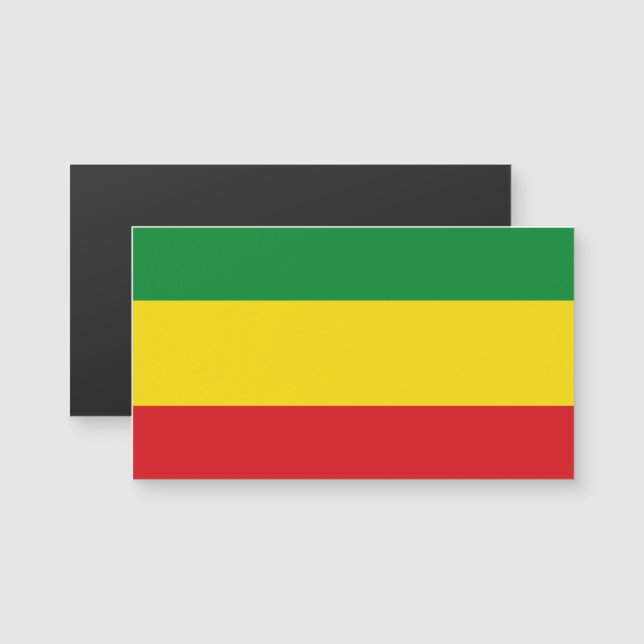 Rastafarian Flag Rasta Ethiopian (Voorkant / Achterkant)