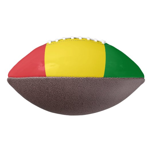 Rastafarian Flag Rasta Ethiopian American Football (Gedraaid 270)