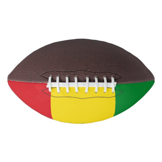 Rastafarian Flag Rasta Ethiopian American Football (Voorkant)