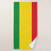 Rastafarian Flag Rasta Ethiopian Badhanddoek (Badhanddoek)