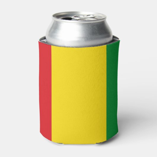 Rastafarian Flag Rasta Ethiopian Blikjeskoeler (Blikje Voorkant)