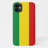 Rastafarian Flag Rasta Ethiopian Case-Mate iPhone Case (Achterkant)