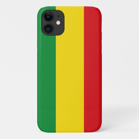 Rastafarian Flag Rasta Ethiopian Case-Mate iPhone Case (Achterkant)