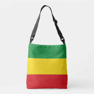 Rastafarian Flag Rasta Ethiopian Crossbody Tas