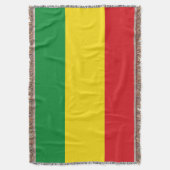 Rastafarian Flag Rasta Ethiopian Deken (Voorkant Verticaal)