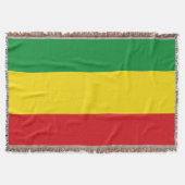 Rastafarian Flag Rasta Ethiopian Deken (Voorkant)