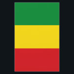Rastafarian Flag Rasta Ethiopian Flyer<br><div class="desc">Rode, groene en gele kleuren vertegenwoordigen de vlag van het Rastafarianisme, maar zijn ook een vlag van Ethiopië. Hier is een Rasta-cadeau van hoge kwaliteit en een geweldig design voor alle rastafariërs. Bezoek onze winkel om meer coole Rasta-cadeautjes en andere cadeauideeën van wereldvlaggen te vinden.</div>