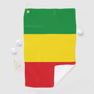 Rastafarian Flag Rasta Ethiopian Golfhanddoek