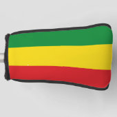 Rastafarian Flag Rasta Ethiopian Golfheadcover (Voorkant)