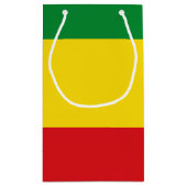 Rastafarian Flag Rasta Ethiopian Klein Cadeauzakje (Achterkant)