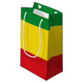 Rastafarian Flag Rasta Ethiopian Klein Cadeauzakje (Voorkant Gekanteld)