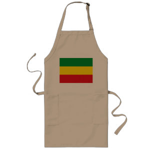 Rastafarian Flag Rasta Ethiopian Lang Schort