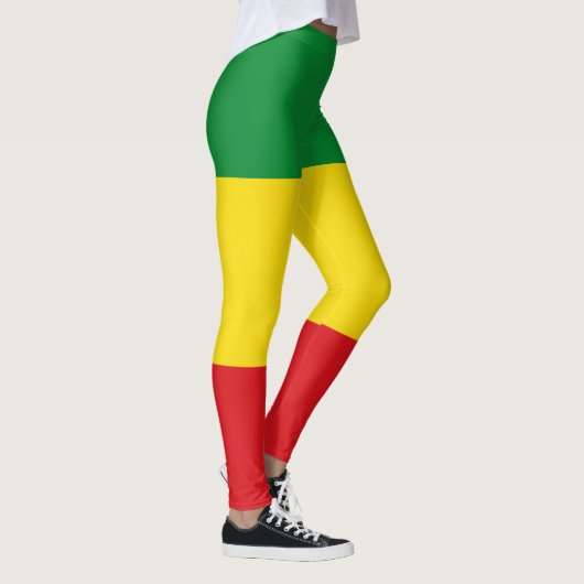 Rastafarian Flag Rasta Ethiopian Leggings (Rechts)