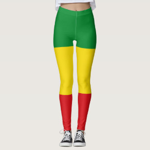 Rastafarian Flag Rasta Ethiopian Leggings