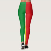 Rastafarian Flag Rasta Ethiopian Leggings (Achterkant)