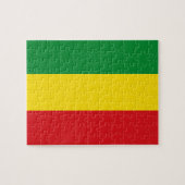 Rastafarian Flag Rasta Ethiopian Legpuzzel (Horizontaal)