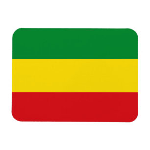 Rastafarian Flag Rasta Ethiopian Magneet