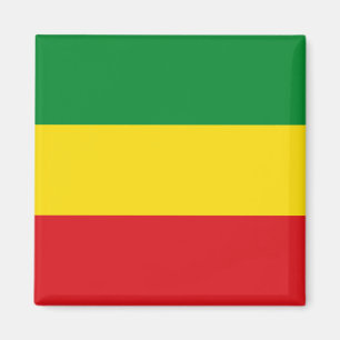 Rastafarian Flag Rasta Ethiopian Magneet