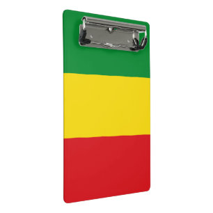 Rastafarian Flag Rasta Ethiopian Mini Klembord
