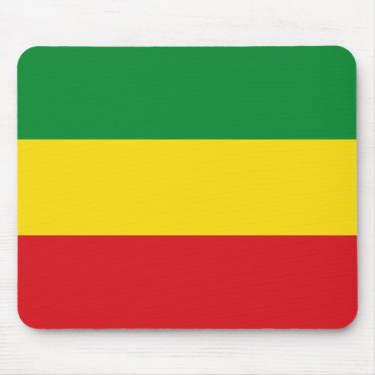 Rastafarian Flag Rasta Ethiopian Muismat (Voorkant)