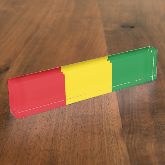 Rastafarian Flag Rasta Ethiopian Naambordje (Zijkant)