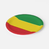 Rastafarian Flag Rasta Ethiopian Papieren Bordje (Gekanteld)