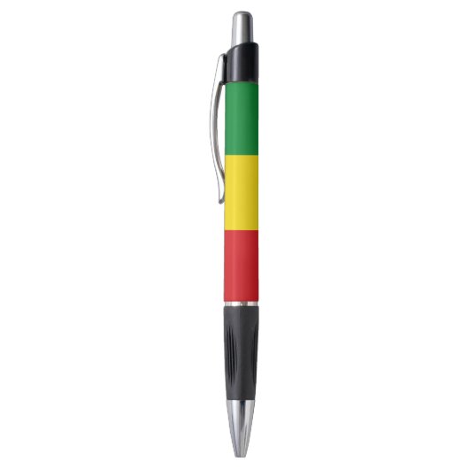 Rastafarian Flag Rasta Ethiopian Pen (Top (Verticaal))