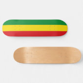 Rastafarian Flag Rasta Ethiopian Persoonlijk Skateboard (Horizontaal)
