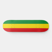 Rastafarian Flag Rasta Ethiopian Persoonlijk Skateboard (Horizontaal)