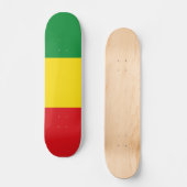 Rastafarian Flag Rasta Ethiopian Persoonlijk Skateboard (Voorkant)