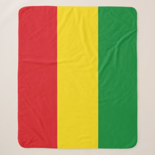 Rastafarian Flag Rasta Ethiopian Sherpa Deken