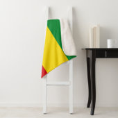 Rastafarian Flag Rasta Ethiopian Sherpa Deken (In situ)