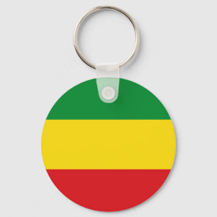 Rastafarian Flag Rasta Ethiopian Sleutelhanger
