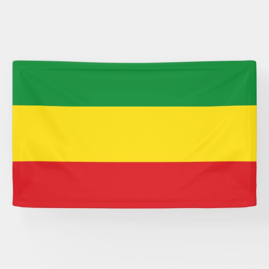 Rastafarian Flag Rasta Ethiopian Spandoek (Horizontaal)