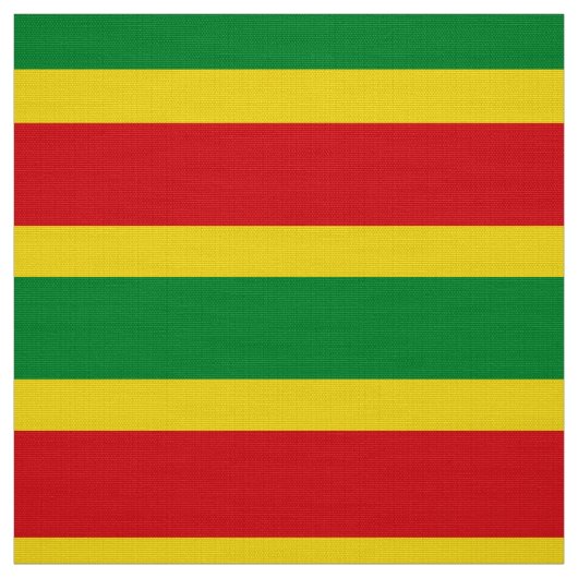 Rastafarian Flag Rasta Ethiopian Stof (Swatch)
