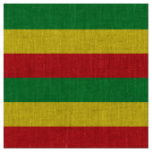 Rastafarian Flag Rasta Ethiopian Stof (Close Up)