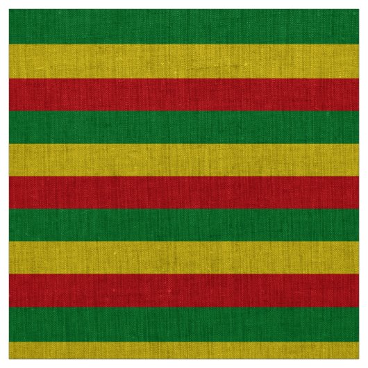 Rastafarian Flag Rasta Ethiopian Stof (Swatch)