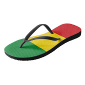 Rastafarian Flag Rasta Ethiopian Teenslippers (Schuin)