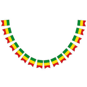 Rastafarian Flag Rasta Ethiopian Vlaggetjes