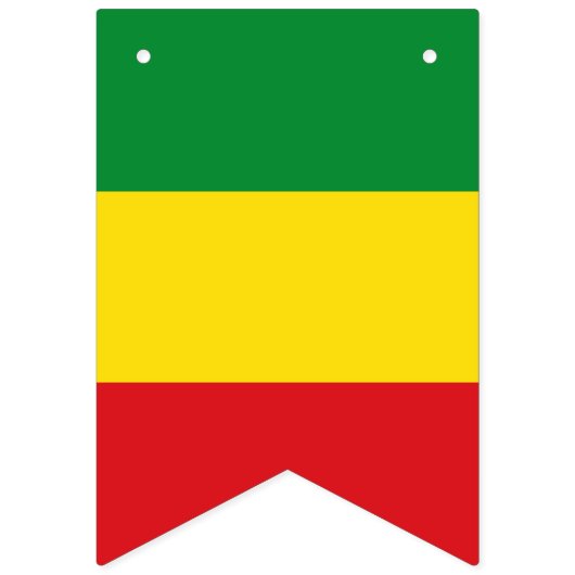 Rastafarian Flag Rasta Ethiopian Vlaggetjes (Eerste vlag)