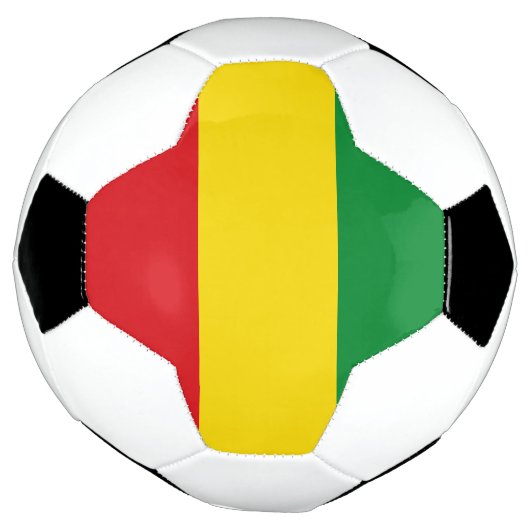 Rastafarian Flag Rasta Ethiopian Voetbal (Gedraaid)
