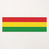 Rastafarian Flag Rasta Ethiopian Yogamat (Voorkant (horizontaal))