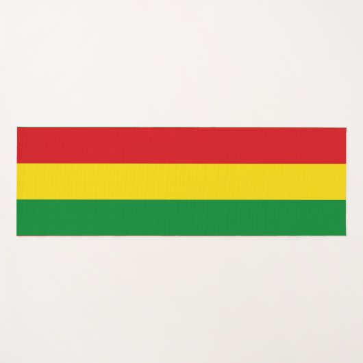 Rastafarian Flag Rasta Ethiopian Yogamat (Voorkant (horizontaal))