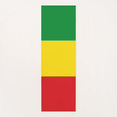 Rastafarian Flag Rasta Ethiopian Yogamat (Voorkant)