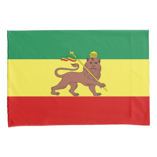 Rastafarian Flag (Rastafarianisme) (Rasta) Pillow  Kussensloop (Voorkant-Rechts)