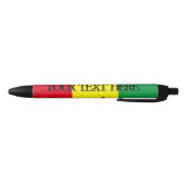 Rastafarian flag reggaalized muziek personalized zwarte inkt pen (Bodem)