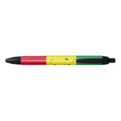 Rastafarian flag reggaalized muziek personalized zwarte inkt pen (Achterkant)