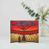 Rastafarian last Super Briefkaart (Staand voorkant)