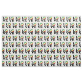 Rastafarian Love Happy Rasta Flag Stof (Yard (91,4 cm))