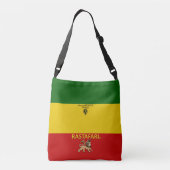 Rastafarian Mode Bag voor hem Crossbody Tas (Achterkant)